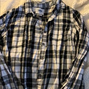 Black and white flannel